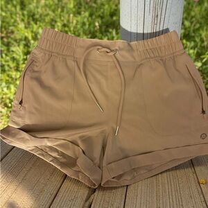 Mondetta Women's Tan Athletic Shorts